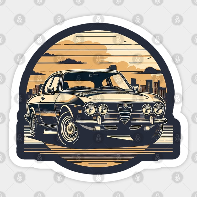 Alfa Romeo 2000 GTV Sticker by TaevasDesign